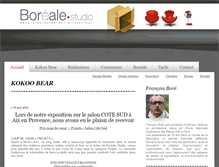Tablet Screenshot of boreale-studio.com